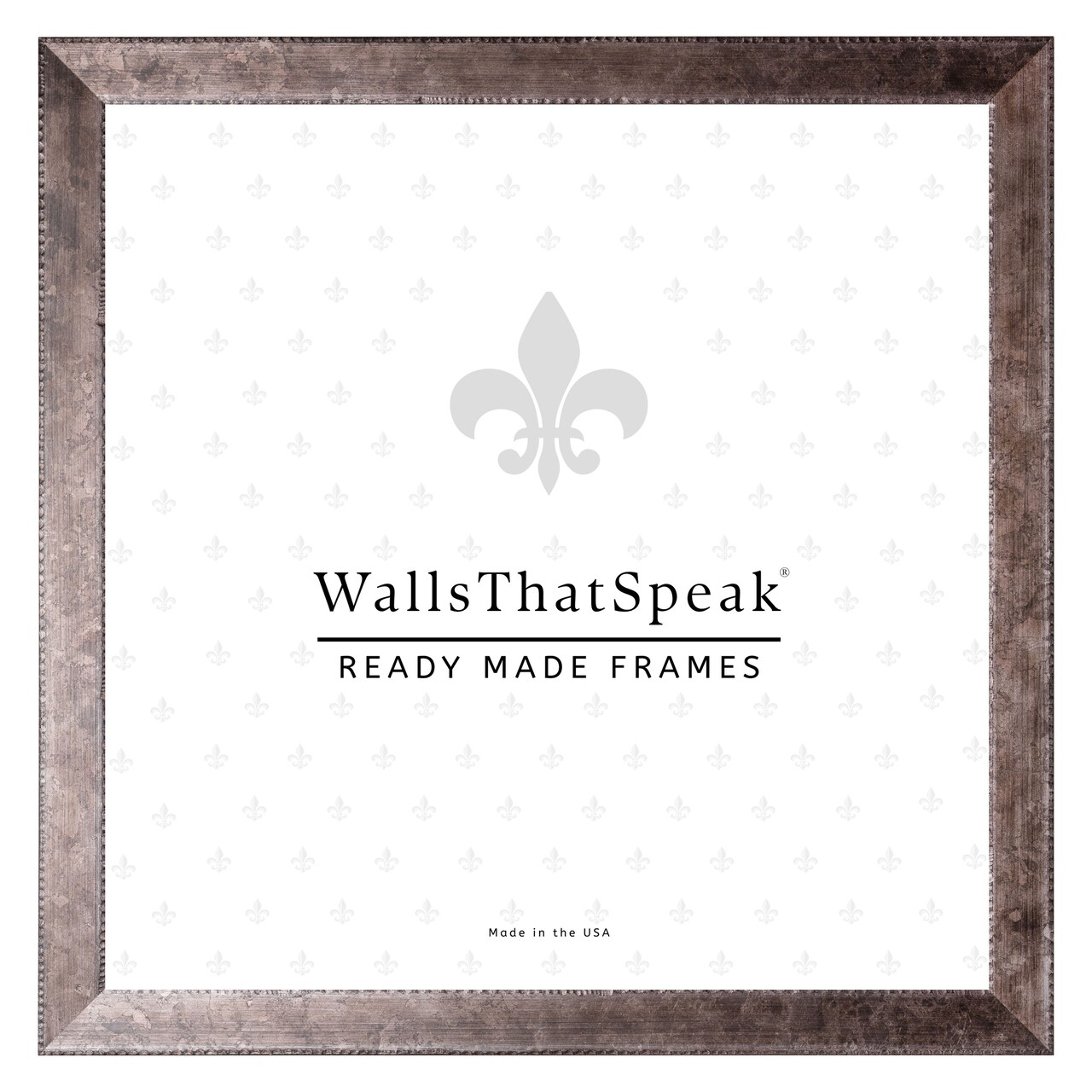 12x12 Picture Frame, Patina 125 1.125 Inch Wood Moulding, Wall Display Frame for Art, Posters, or Photos wallsthatspeak